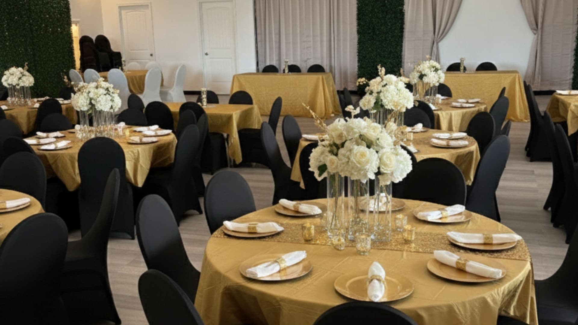 Corporate event setup